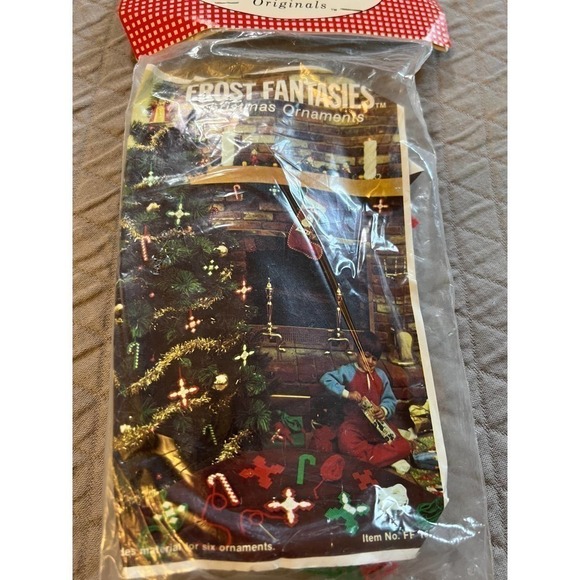 5/ $25 Pat Trexler Original Frost Fantasies Needlepoint Christmas Ornaments - Picture 1 of 5
